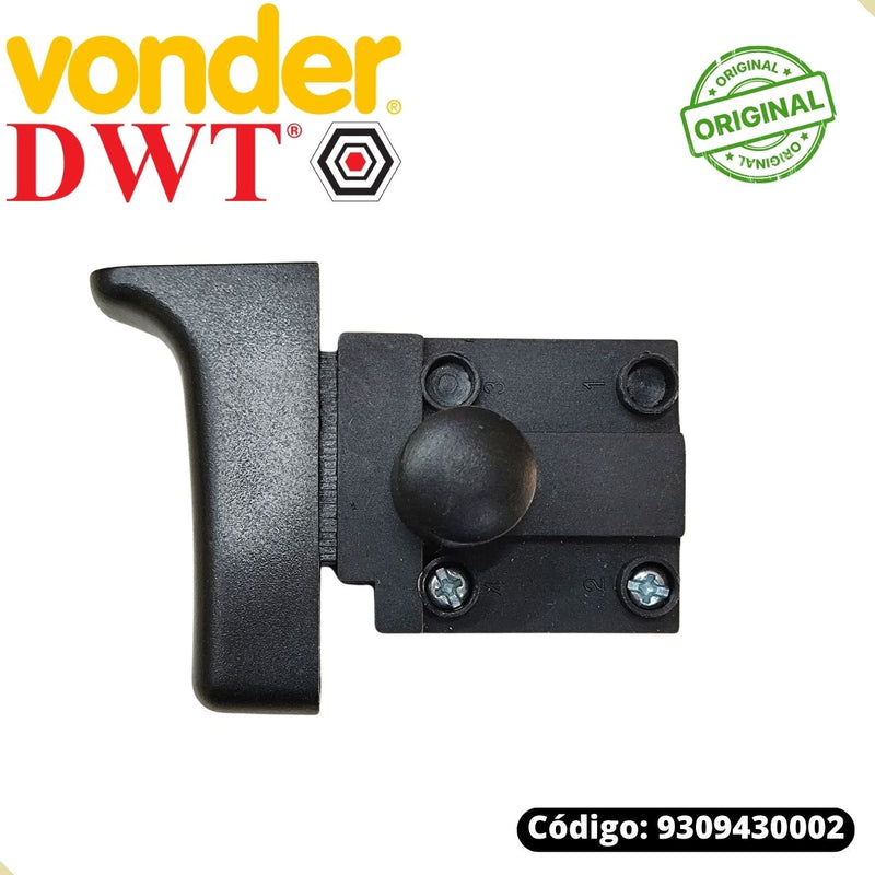 Interruptor Lixadeira Roto Orbital Vonder Lrv430 /dwt Lrd430