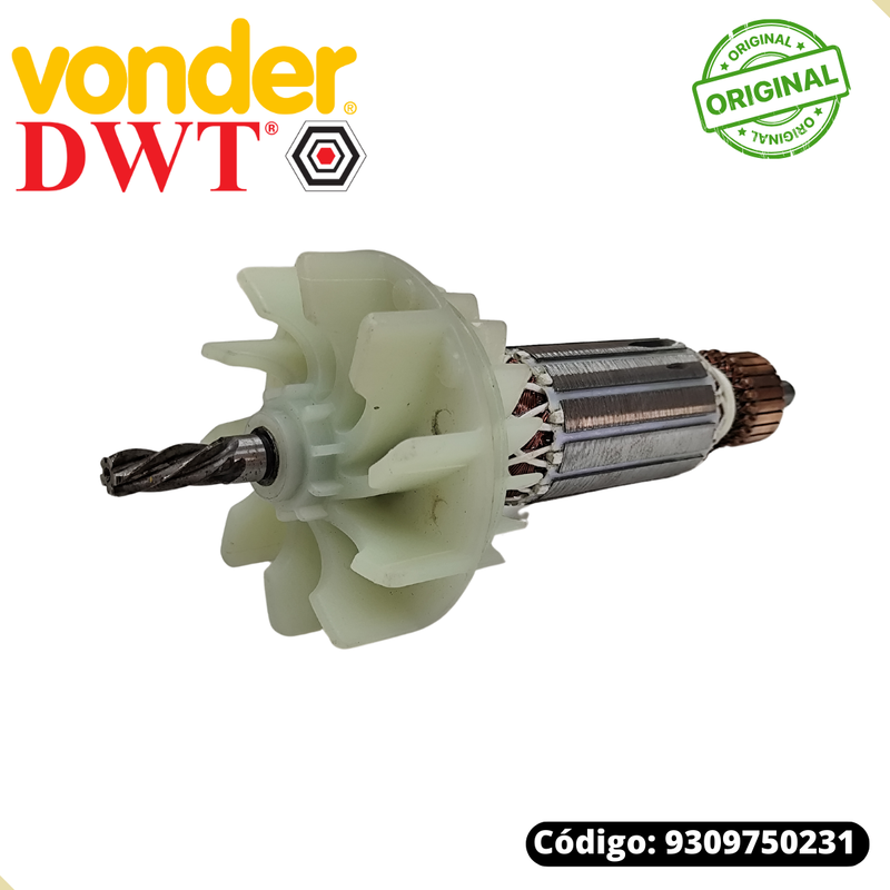 Induzido 220v p/ Lixadeira de parede Vonder LPV750 e DWT LPD