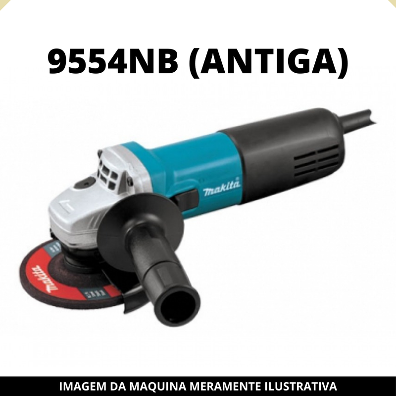 Carcaça p/ Esmerilhadeira 9554NB Antiga Makita