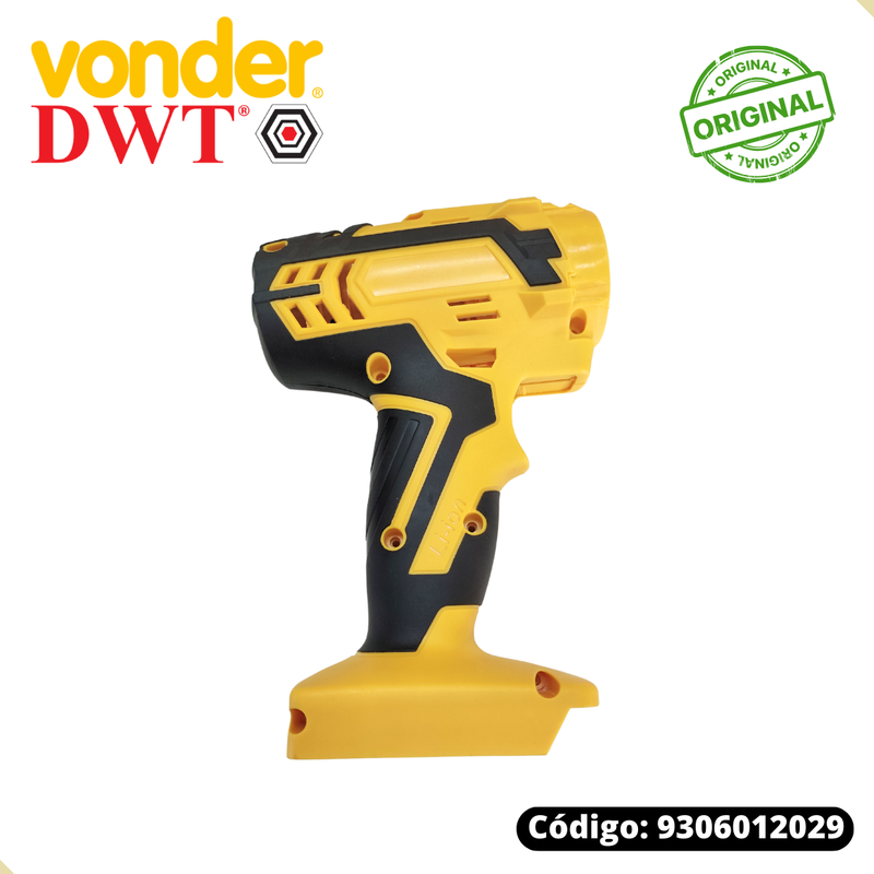 Carcaça Completa p/ Parafusadeira Vonder Pfv012 e Dwt Pfd012