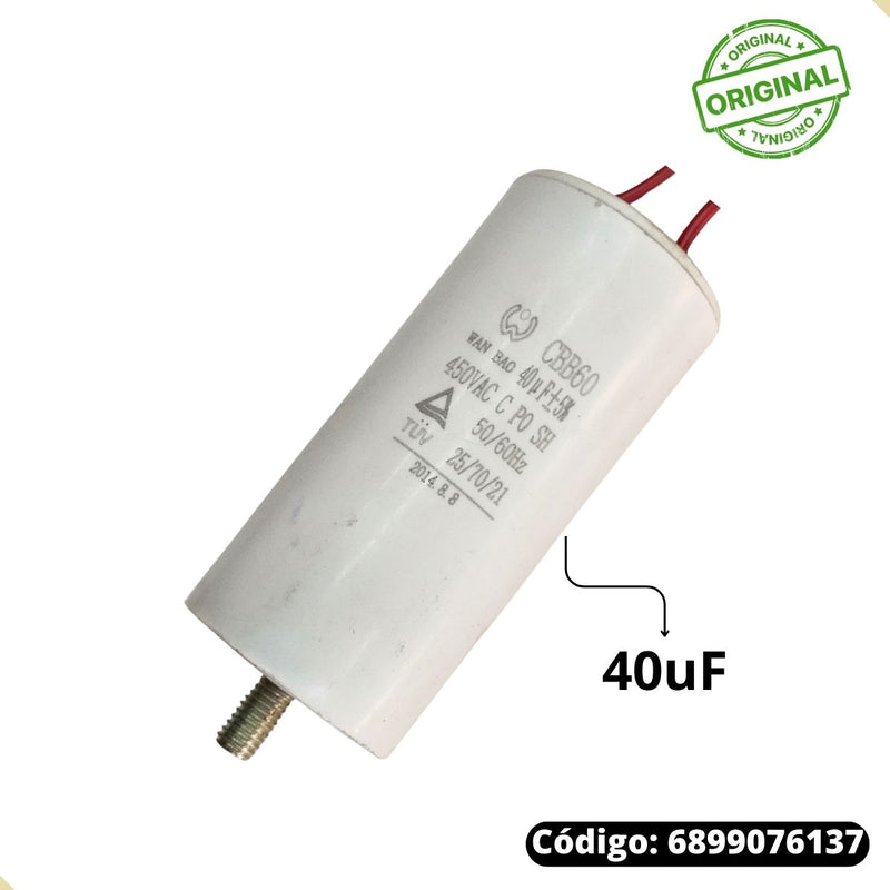 Capacitor 40uf 220v Para Motocompressor Vonder Mcv076