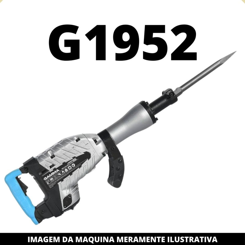 Par Escovas De Carvão P/ Martelo Demolidor Gamma G1952