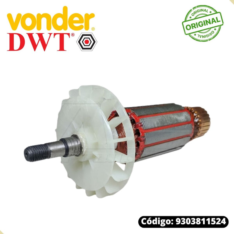 Rotor Induzido 110v P/esmerilhadeira Vonder Eav850/ws08-115t