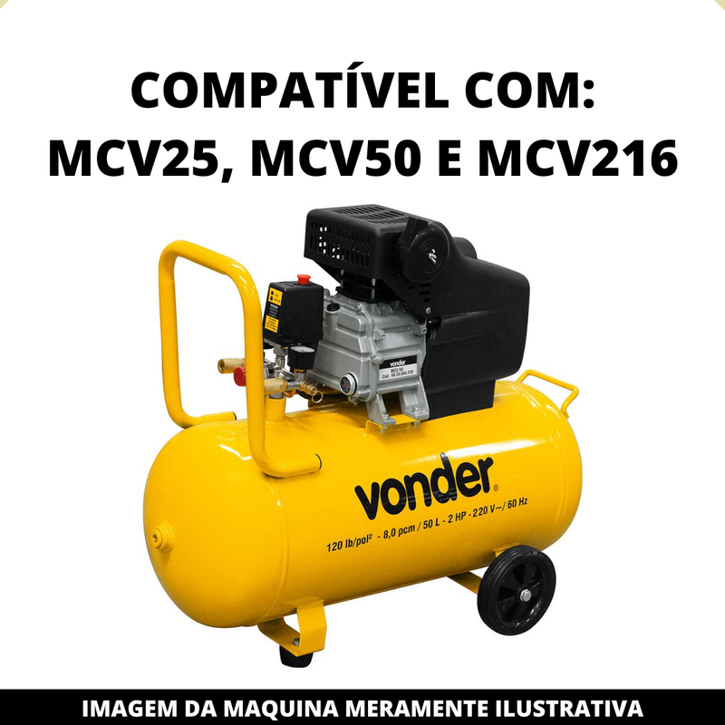 VALVULA P/ MOTOCOMPRESSSOR MCV25 MCV50 VONDER