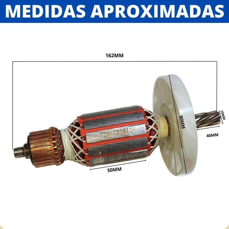 Rotor Induzido 220v para Martelete Ws3203 Wesco