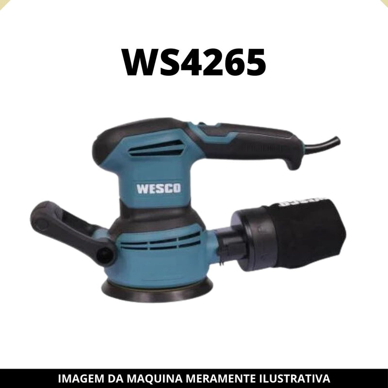 Base com Velcro p/ Lixadeira Orbital WS4265 Wesco