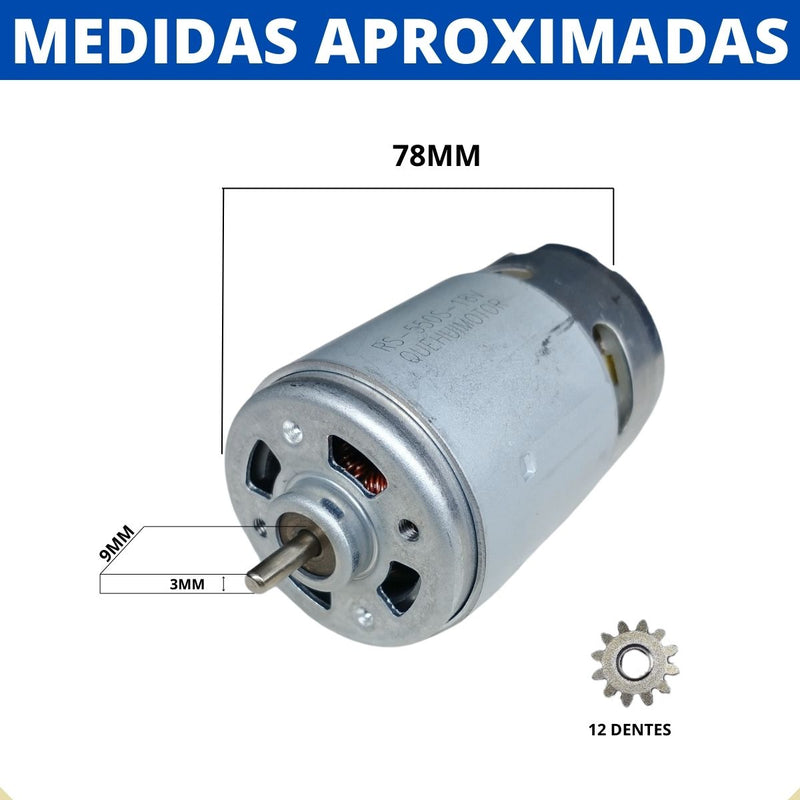 Motor E Pinhão Para Parafusadeira Einhell Te-cd 18/2 Li 18v