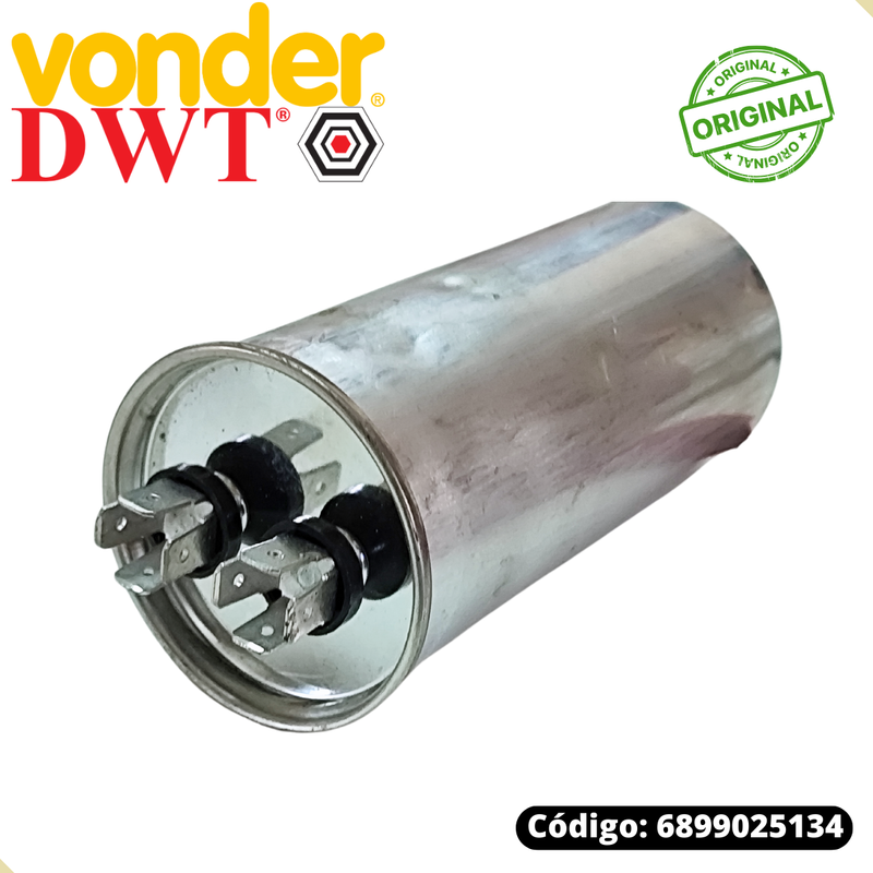 Capacitor 125uf P/ Motocompressor Vonder Mcv25 E Mcv50 110v