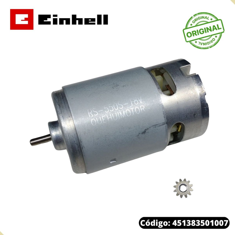 Motor E Pinhão Para Parafusadeira Einhell Te-cd 18/2 Li 18v