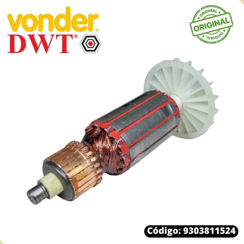 Rotor Induzido 110v P/esmerilhadeira Vonder Eav850/ws08-115t