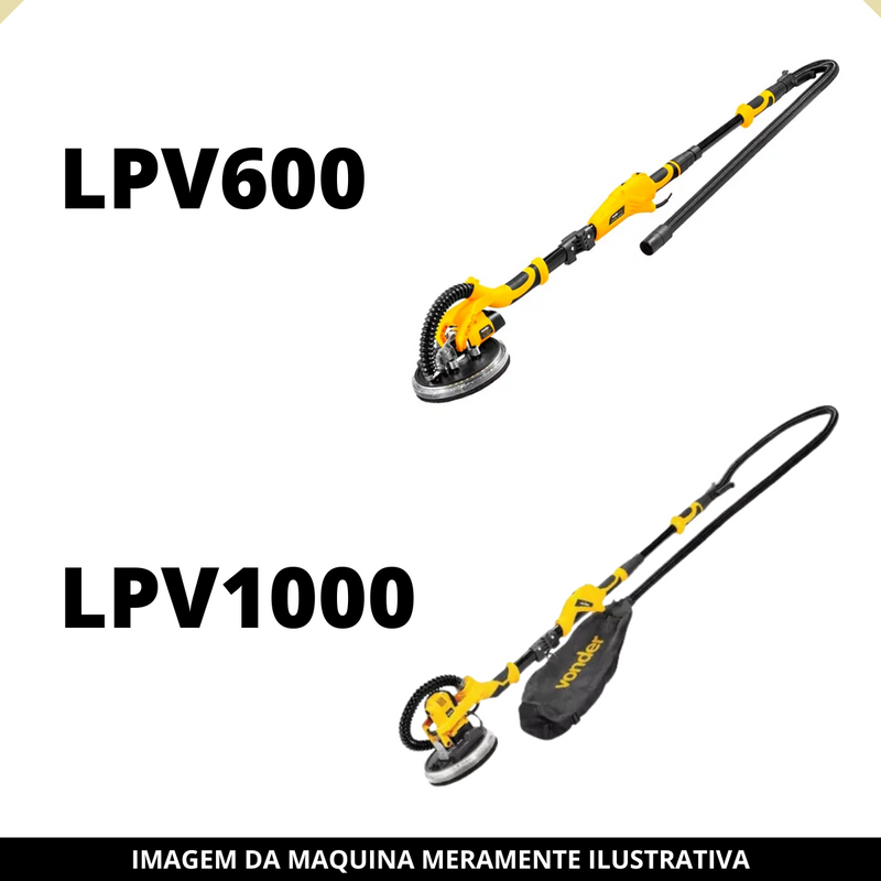 Cerdas longas p/ Lixadeira de Parede LPV1000 e LPV600 Vonder