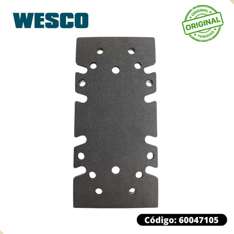 Base Borracha p/ Lixadeira Oscilante WS4168 Wesco