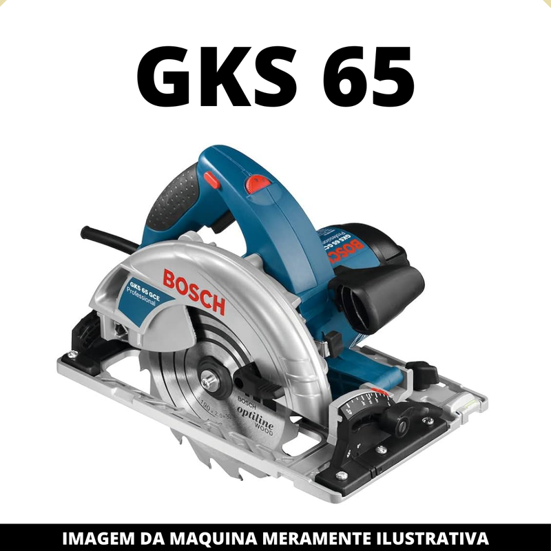 Rotor Induzido 220v p/ Serra Circular GKS 65 Bosch