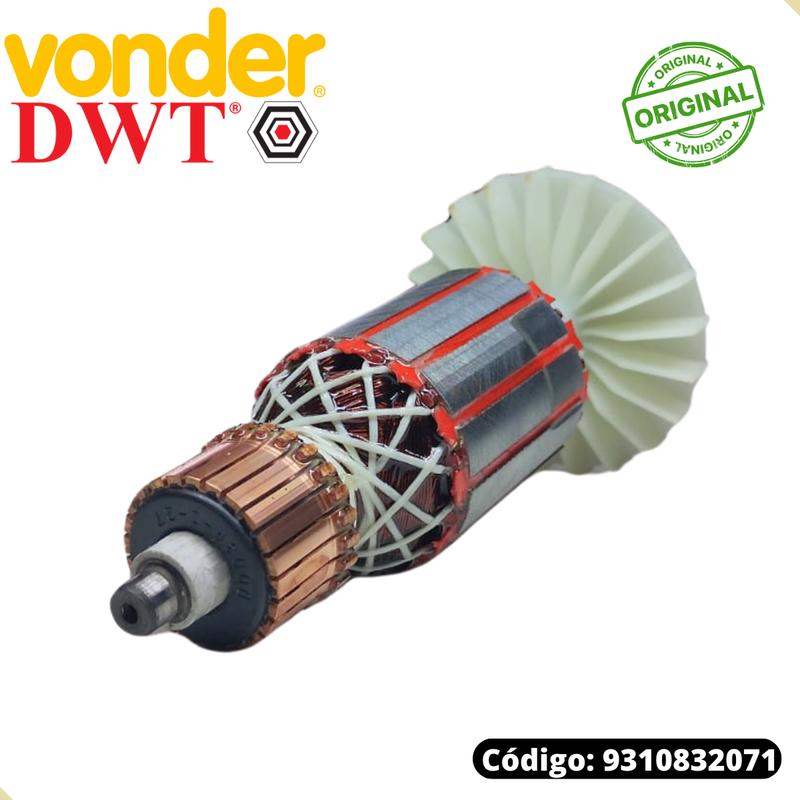 Induzido 110v para Martelete Vonder Mpv832 e Dwt Mpd832