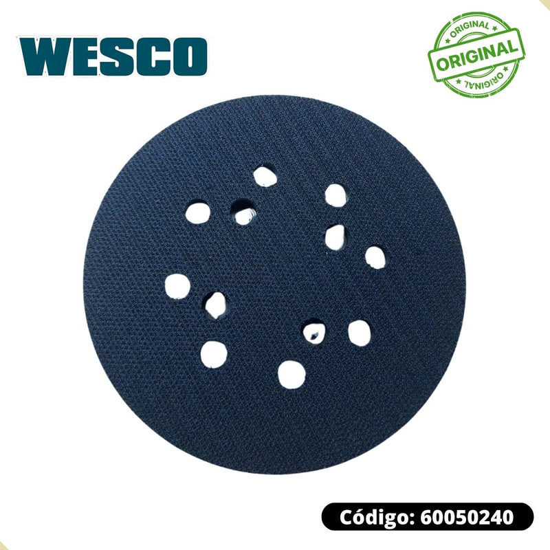 Base com Velcro p/ Lixadeira Orbital WS4265 Wesco