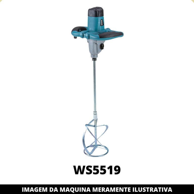 Induzido 110v P/Misturador de Argamassa Wesco WS5519