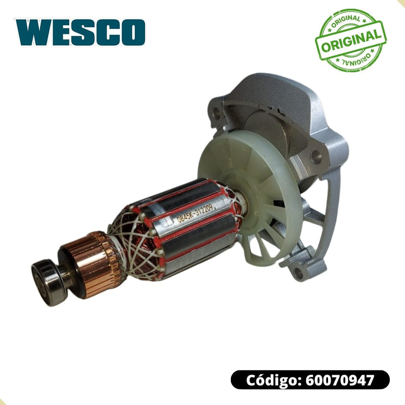 Rotor Induzido 220v Completo p/ Martelete Ws3250 Wesco