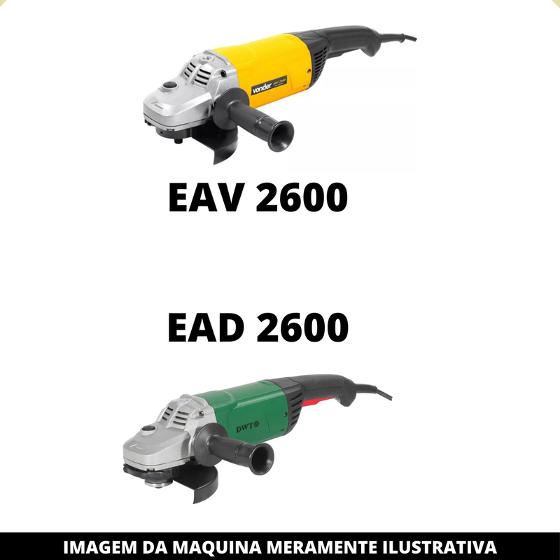 Engrenagem Pinhão P/Esmerilhadeira EAV/EAD 2600 Vonder 180mm