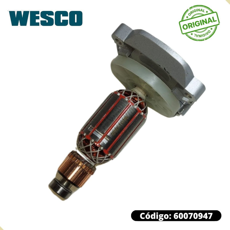 Rotor Induzido 220v Completo p/ Martelete Ws3250 Wesco