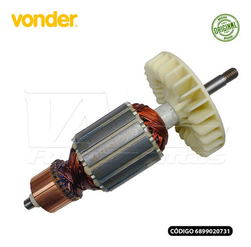 Rotor Induzido 110v P/ Eletrosserra Vonder Ev 2000