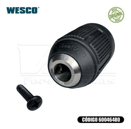 Mandril 1/2x1/2 Parafusadeira Wesco Ws2938k2, Ws2937k2