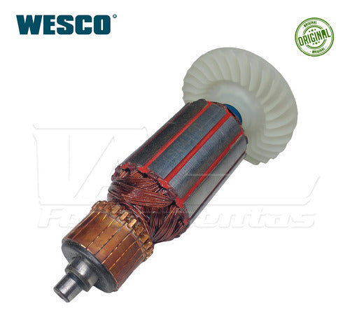 Induzido 220v P/ Serra Marmore Ws3900 E Ws3903 Wesco