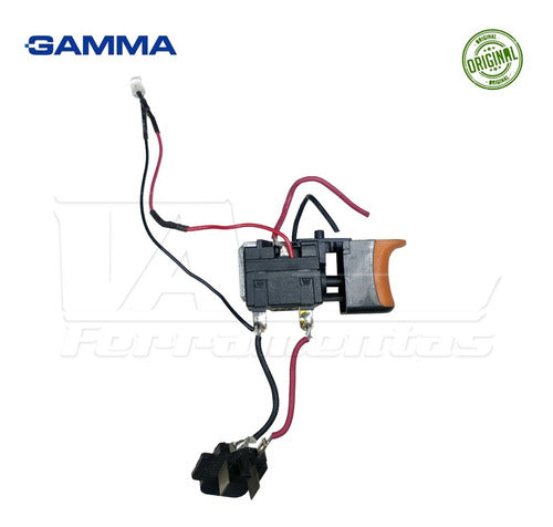 Motor E Interruptor Para Parafusadeira Gamma Hg101