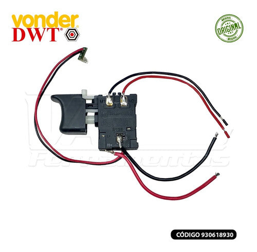 Interruptor Parafusadeira De Impacto Vonder Ipv1818i E Dwt