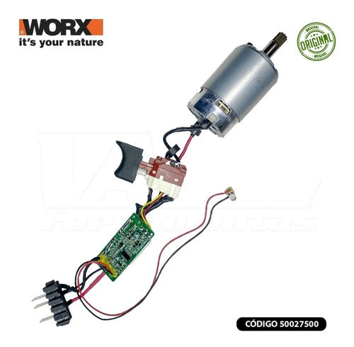 Kit Motor E Interruptor Martelete Worx 20v Wx390