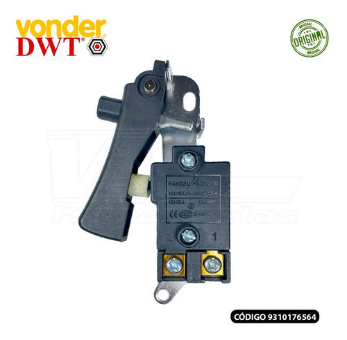 Interruptor (gatilho) P/ Martelete Demolidor Vonder Mdv1765
