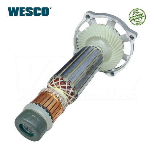 Rotor Induzido Completo 220v P/ Esmerilhadeira Wesco Ws4740