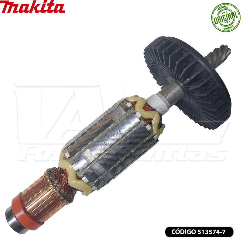 Rotor Induzido p/ Esmerilhadeira SA7000C Makita