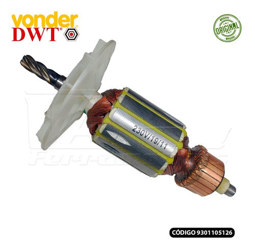 Rotor Induzido 220v P/ Furadeira Vonder Fiv1050f/sbm-1050dt