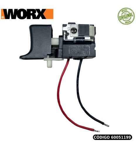 Interruptor (gatilho) Para Parafusadeira 12v Worx Wx104.1