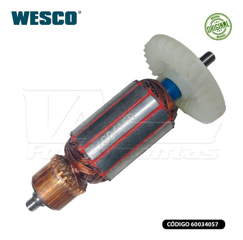 Induzido 220v P/ Serra Marmore Ws3900 E Ws3903 Wesco