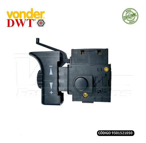 Interruptor (gatilho) Furadeira Vonder Fiv1050 E Dwt Fid1050